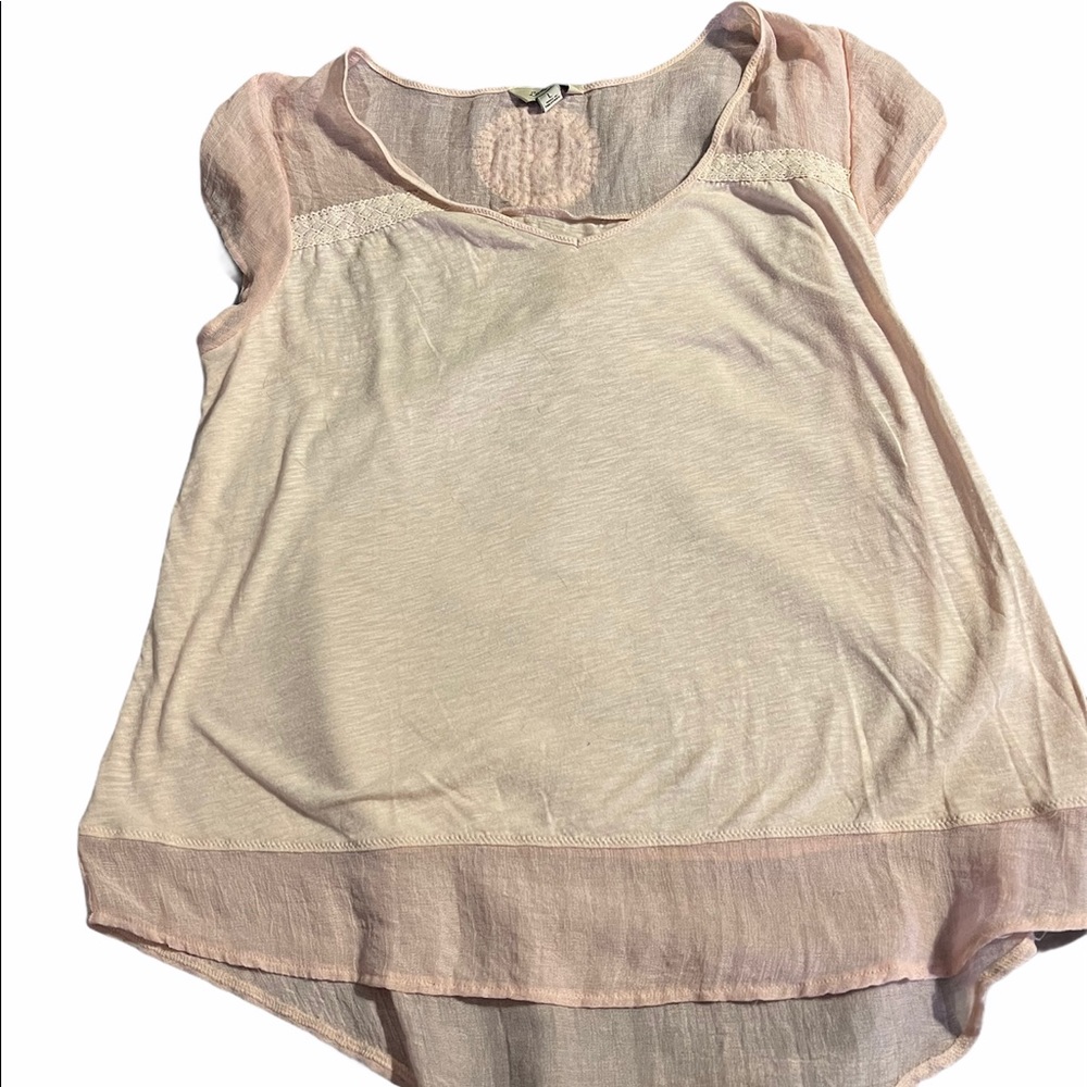 Lucky peach short sleeve shirt